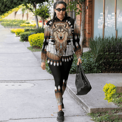 Native American 3D All Over Printed Legging + Hoodie