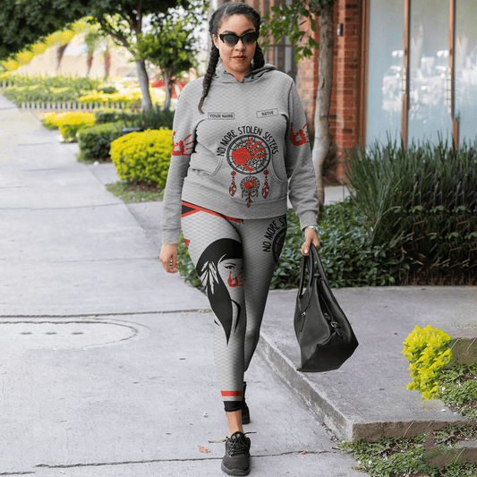 Native American 3D All Over Printed Legging + Hoodie