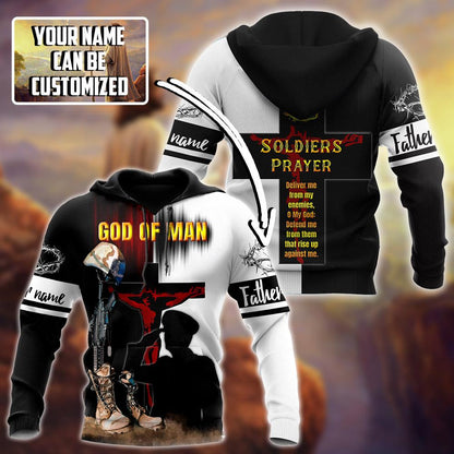 Jesus Father's day Persionalized Your Name 3D All Over Printed Shirts JJ28052102 KT