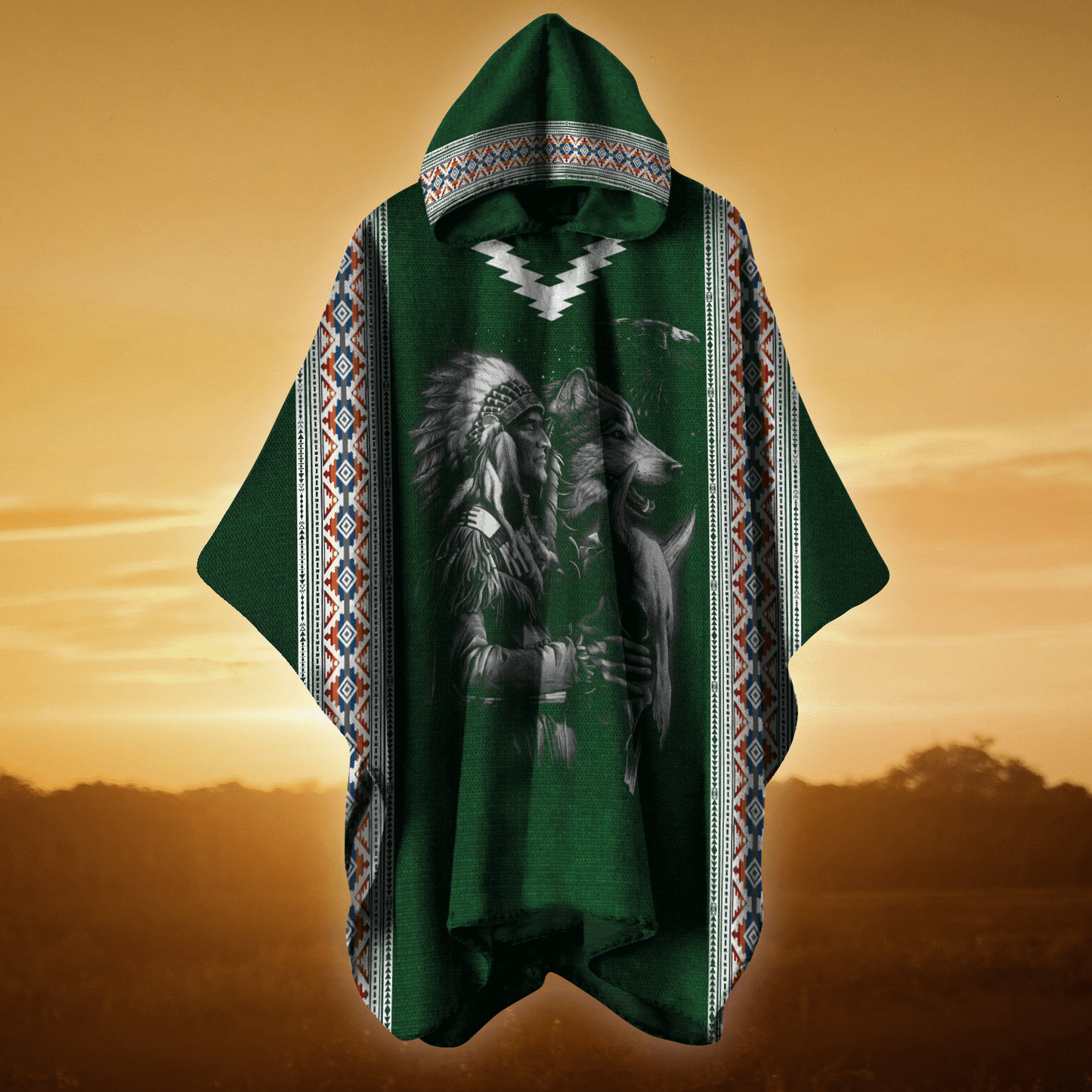 Native American Poncho No 25