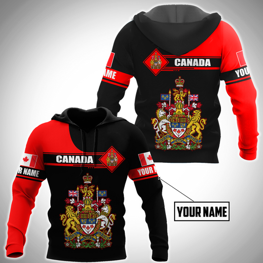 Custom Name XT Canada Day 3D Printed shirts