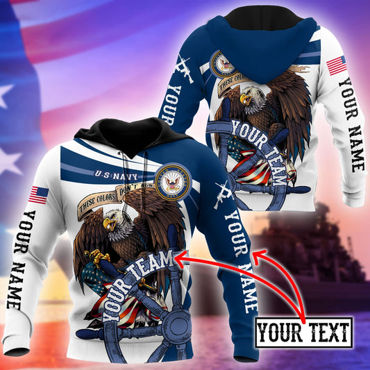 Custom name US Navy Veteran Team Boat 3d printed shirts Proud Military NTN18052105