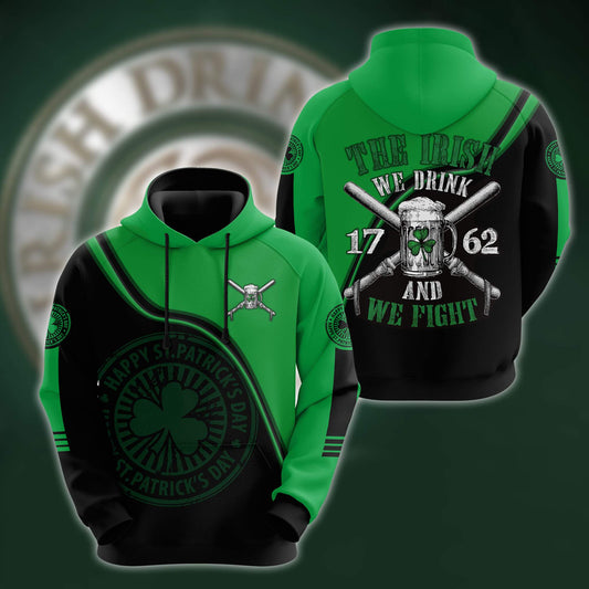 Irish Saint Patrick Day 3D All Over Printed Unisex Shirt
