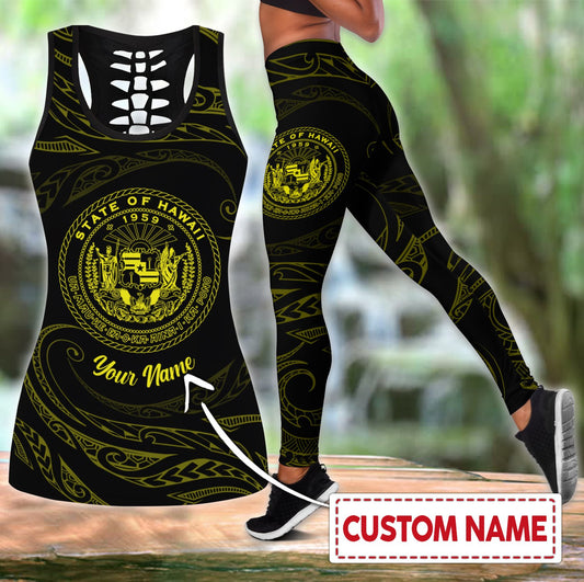 Custom name legging + hollow tank combo HHT25052103