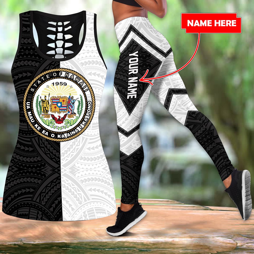 Custom name legging + hollow tank combo TNA27052106