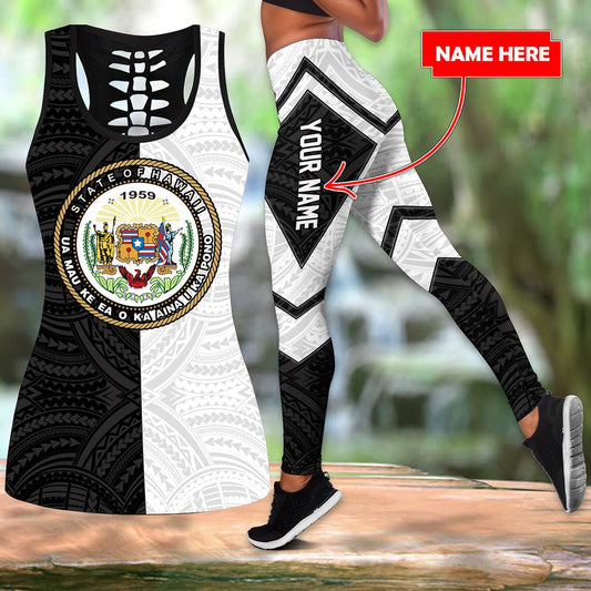 Custom name legging + hollow tank combo TNA27052106