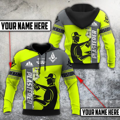 Personalized Name XT Plasterer 3D Printed Clothes HHT27032102