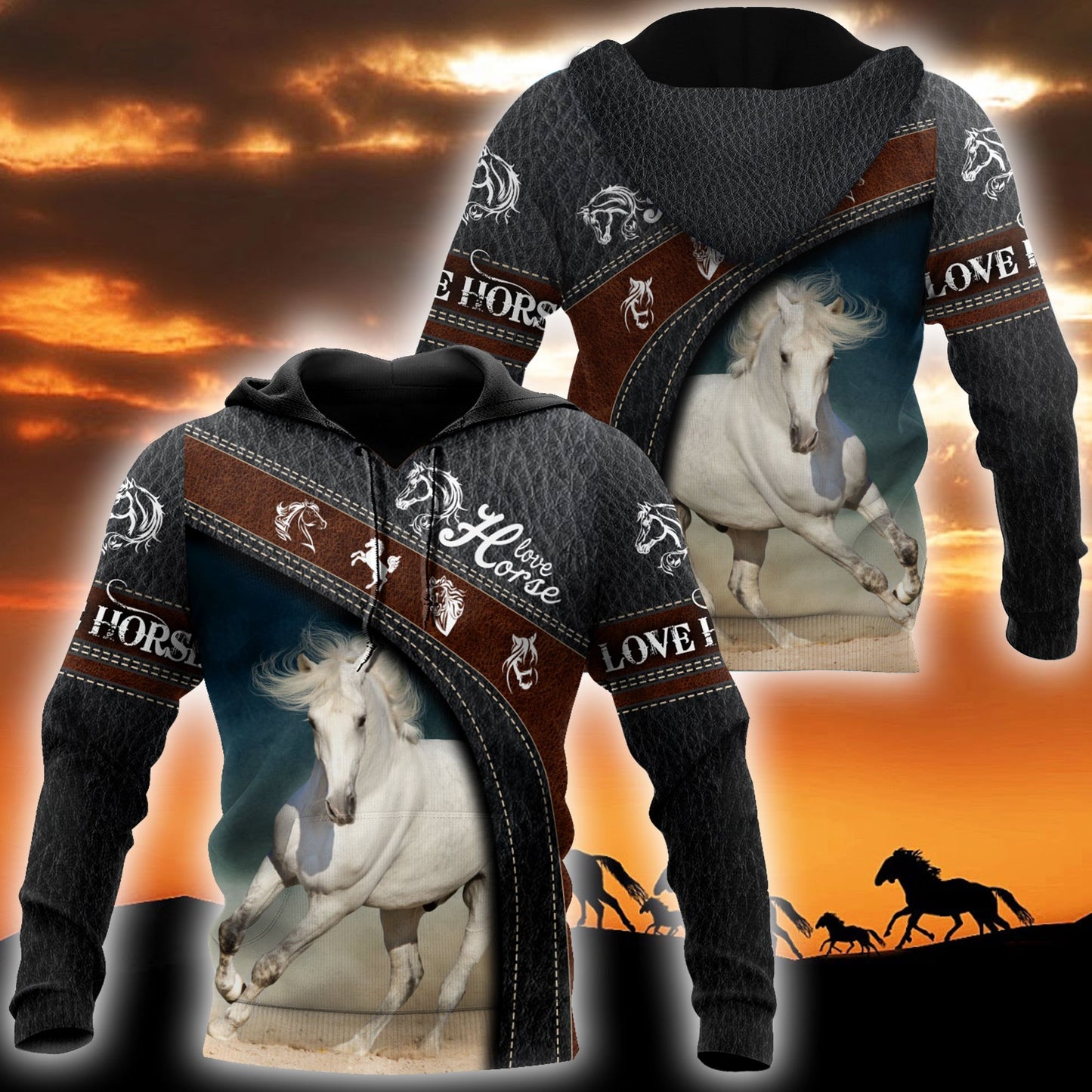 Premium Horse 3D All Over Printed Unisex Shirts