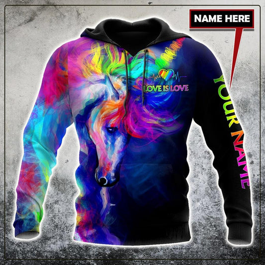 Custom Name XT Love is Love 3D Printed Shirt TNA31052102VH