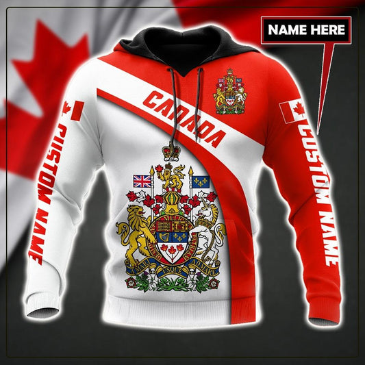 Custom Name XT Canada Day 3D Printed Shirts TNA26052103