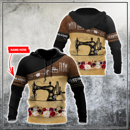 Personalized Name Sewing machine 3D All Over Printed Shirts