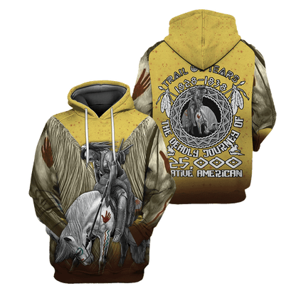 Native American 3D All Over Printed Unisex Shirts