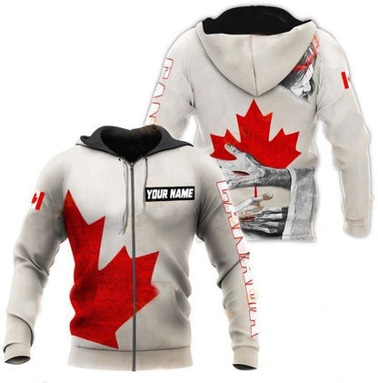 Personalized Name XT Canada Jesus Pullover 3D All Over Printed Shirts 15032109.CXT