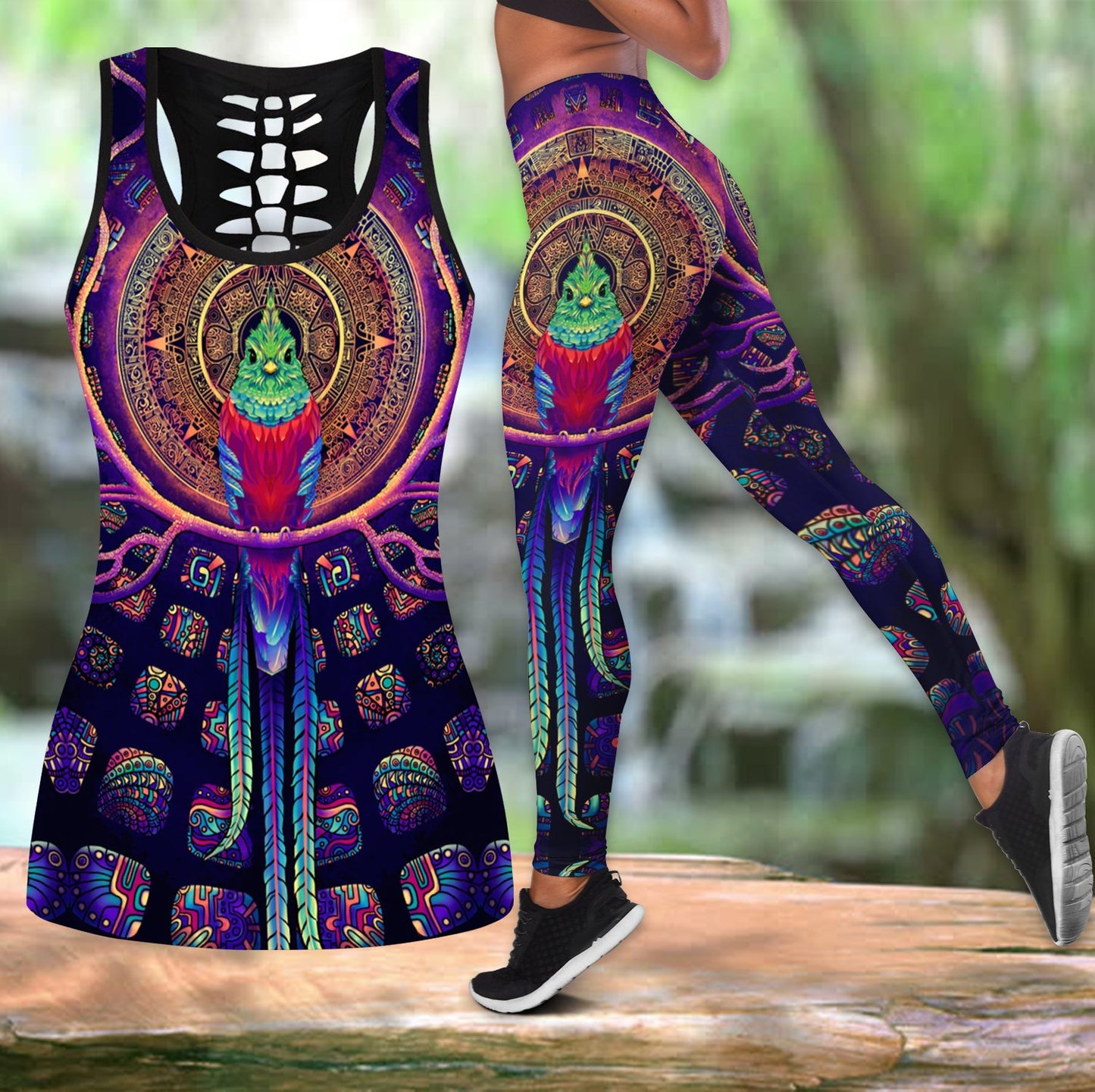 Azteca Mexicano Combo Legging And Tank Top