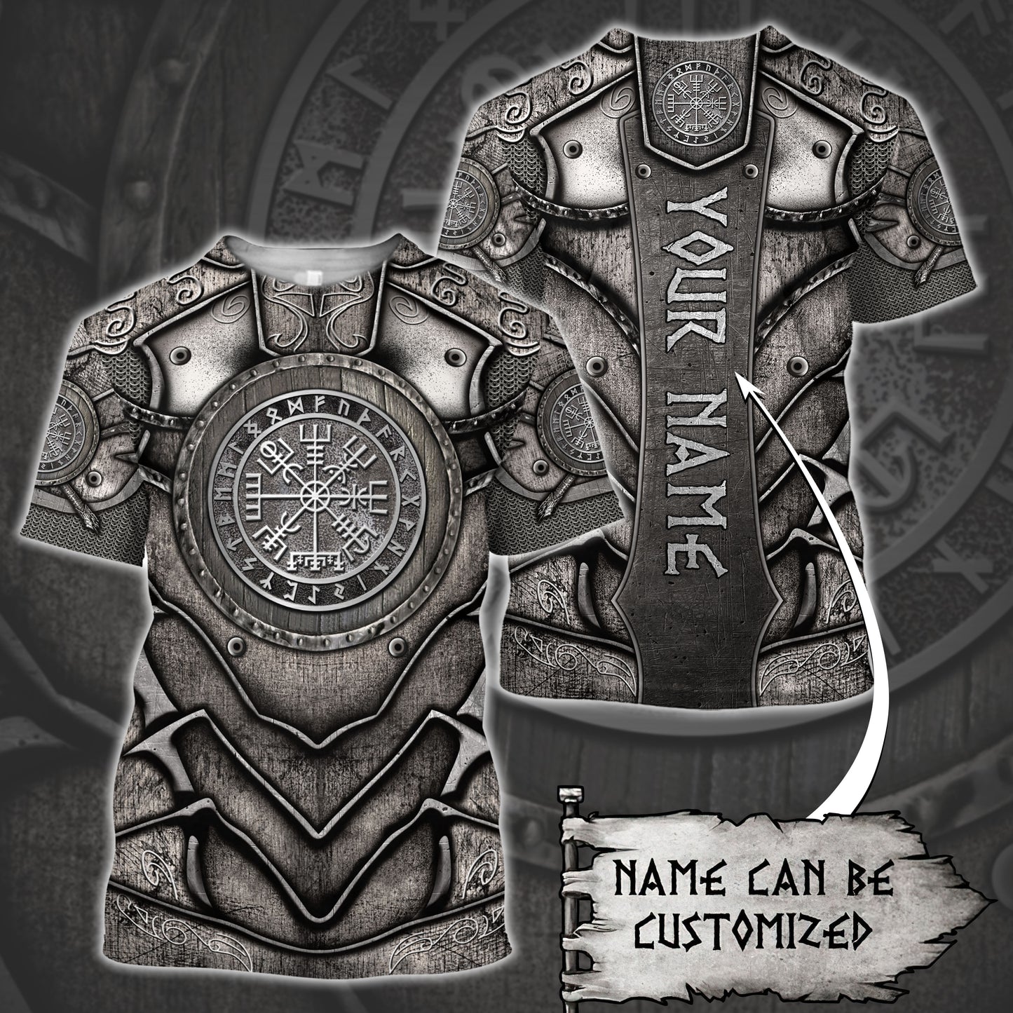 Customize Viking 3D All Over Print Hoddie