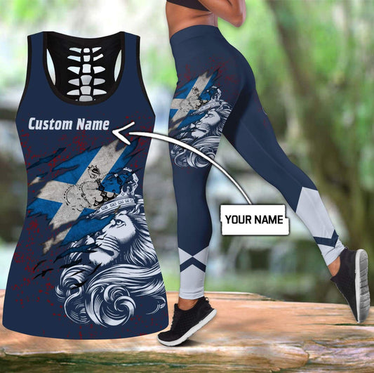 Custom name legging + hollow tank combo DD26052101