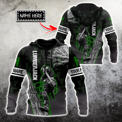 Premium Personalized 3D Printed Lumberjack Shirts MEI