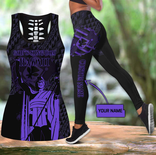 Custom name legging + hollow tank combo DD24052101