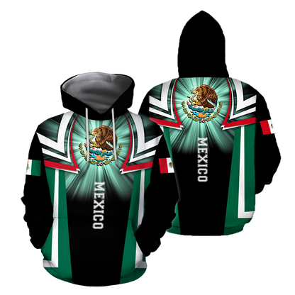 Mexico 3D All Over Printed Unisex Hoodie