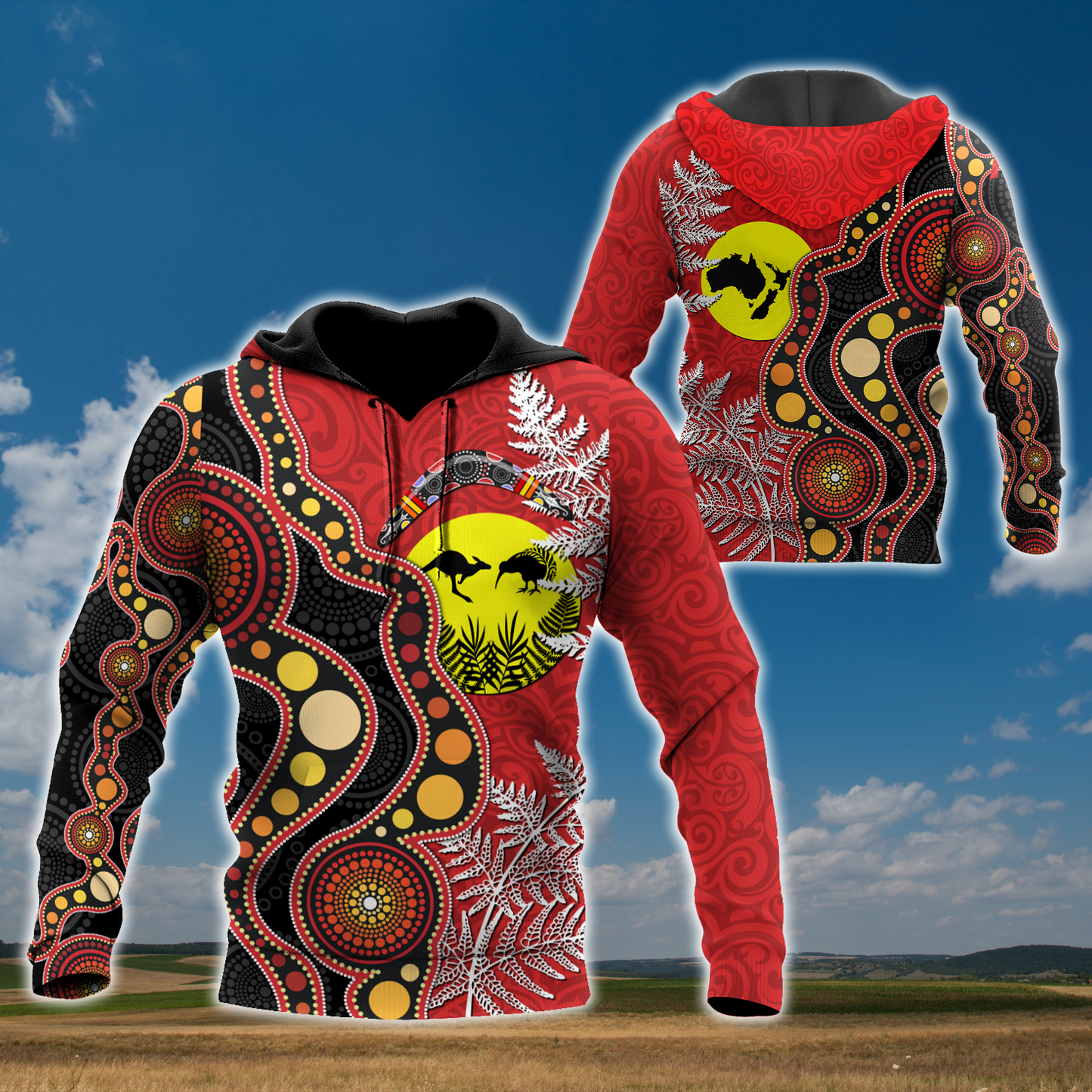 New Zealand Maori And Australia Aboriginal We Are Family 3D Printed Unisex Shirts TN