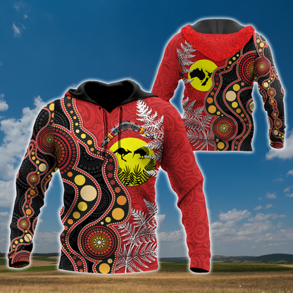 New Zealand Maori And Australia Aboriginal We Are Family 3D Printed Unisex Shirts TN