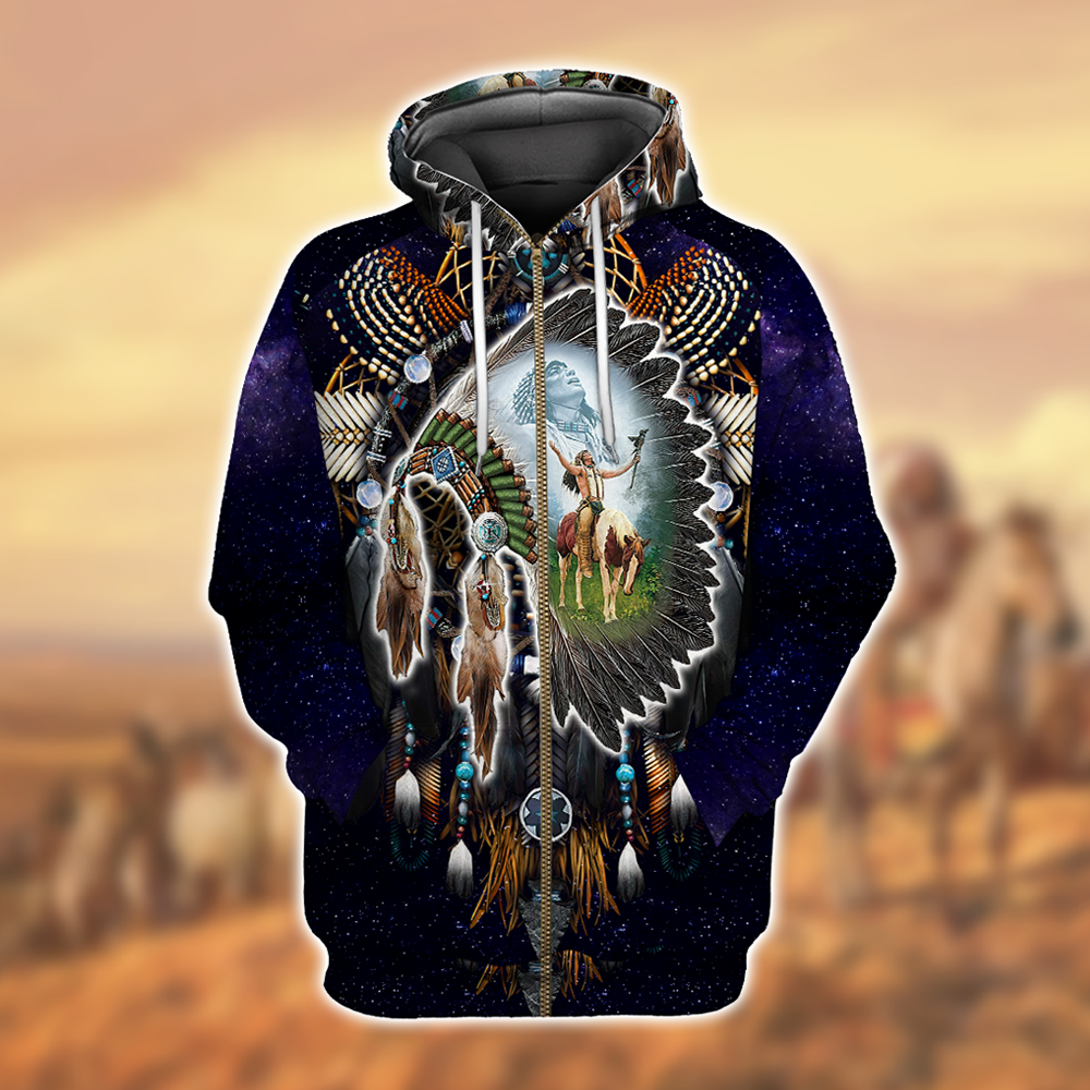 Native American 3D All Over Printed Unisex Shirt