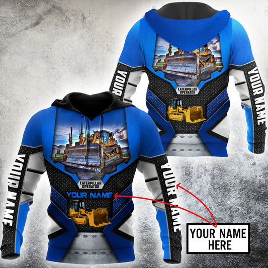 Premium Personalized 3D Printed Excavator Operator Shirts MEI