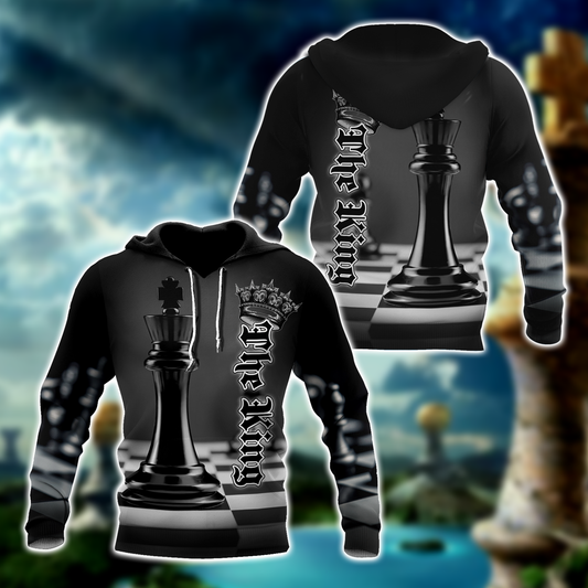 3D All Over Printed Chess Lovers- Black King Unisex Shirts PD07022101 XT