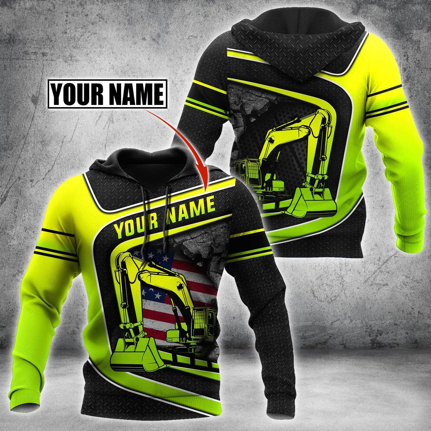 Custom Name XT Excavator Shirts Pi29052101