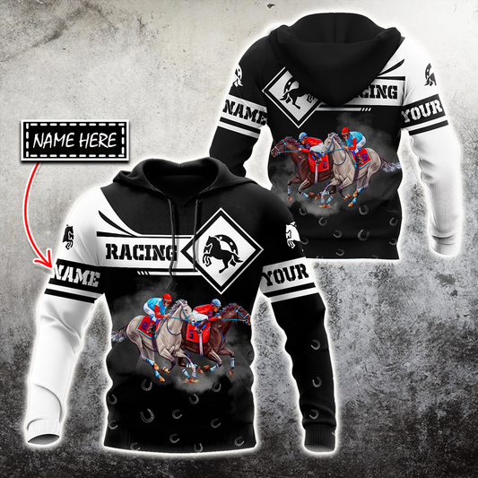 Personalized Horse Racing 3D All Over Printed Unisex Shirts