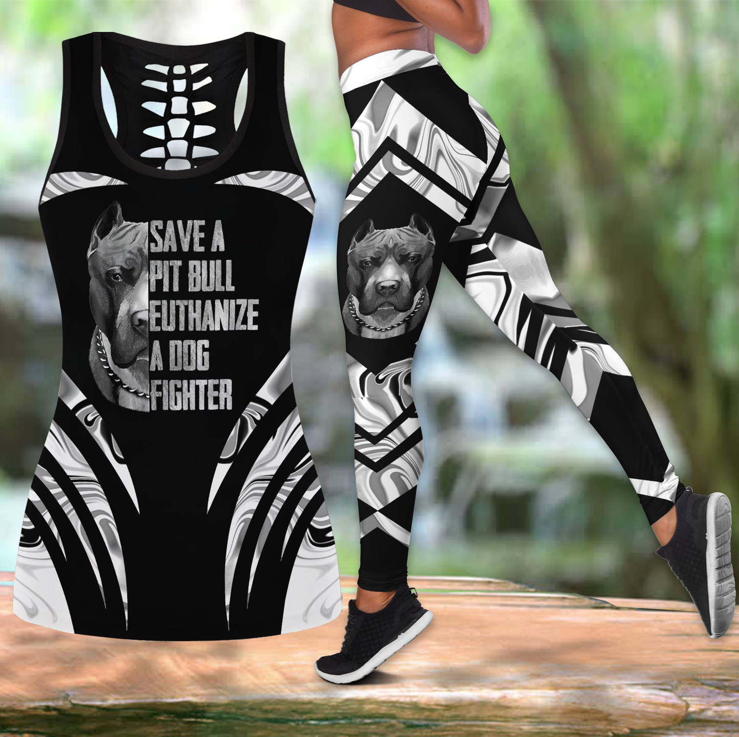 Pitbull Combo Legging + Tank Top MH28052102