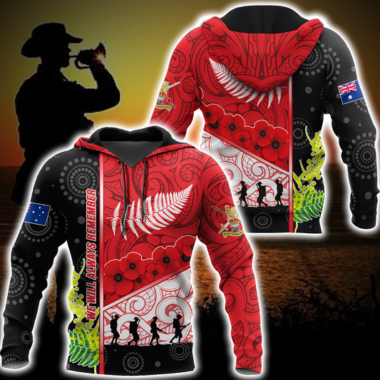 Premium Anzac Day 3D All Over Printed Unisex