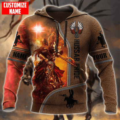 Premium Winged Hussars Pride Custom name 3D Printed Shirts