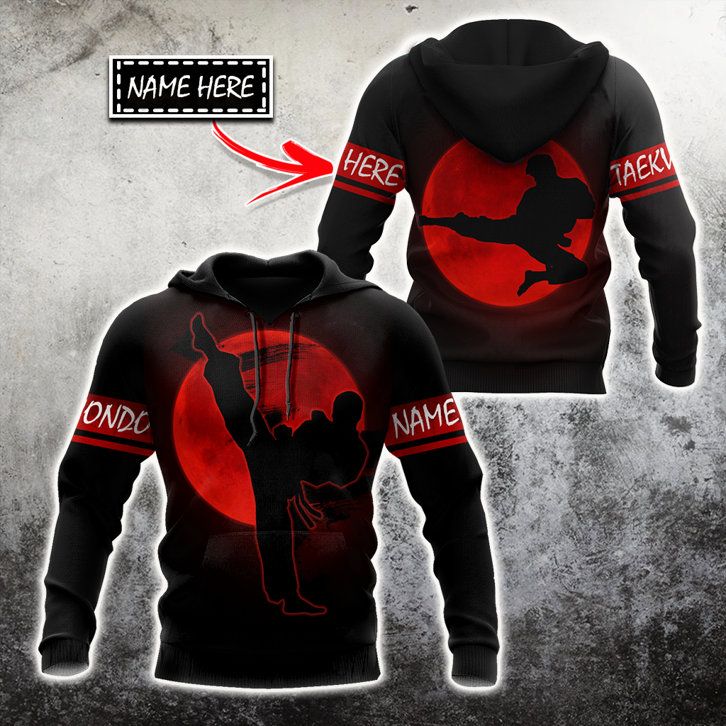 Customize Name Taekwondo Hoodie For Men And Women TNA26032102