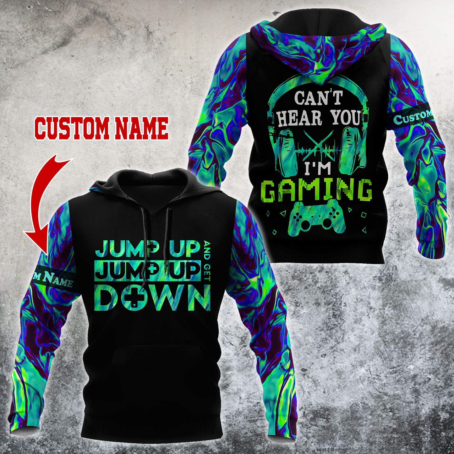 Can't Hear You I'm Gaming  Personalized Name Pi29042102