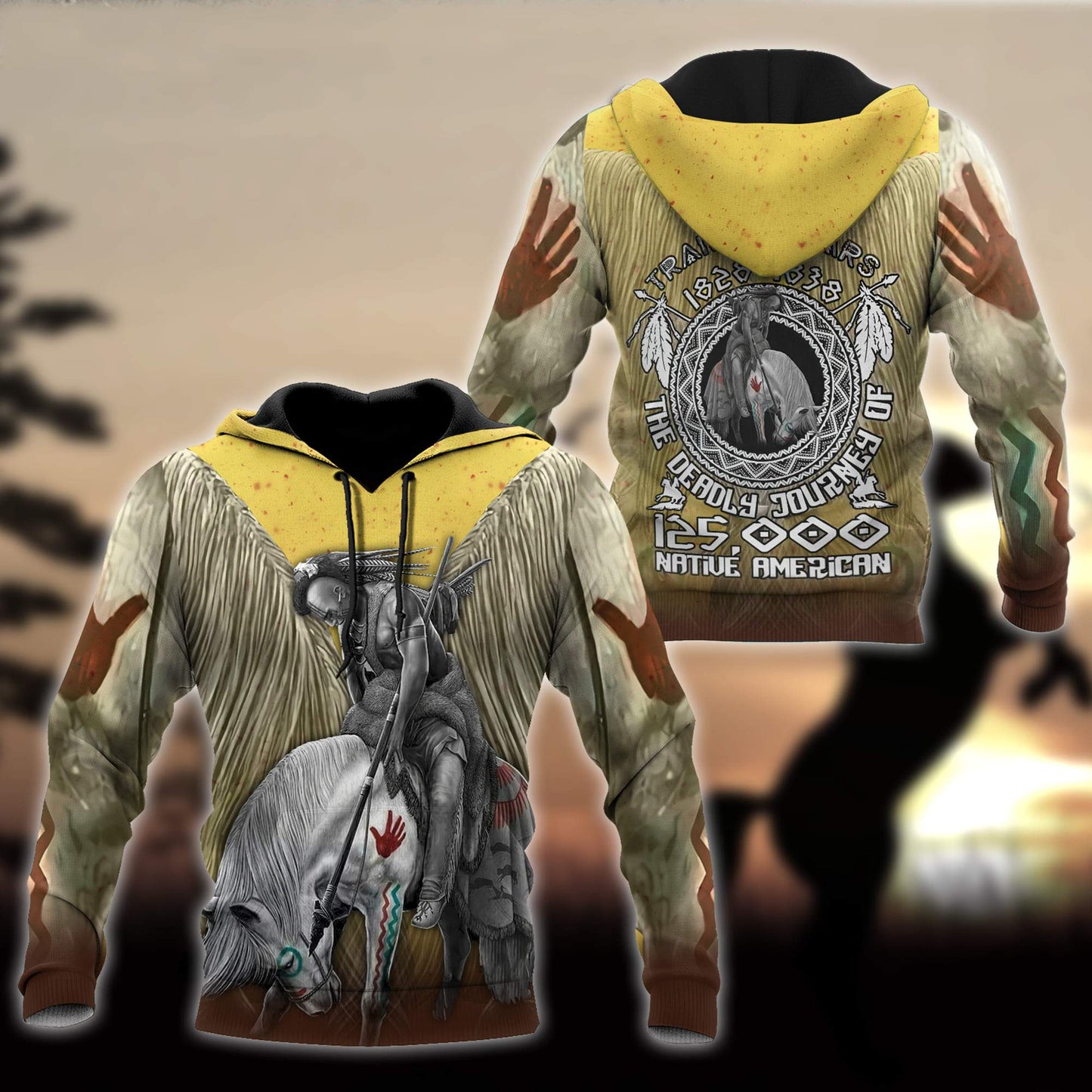 The Deadly Journey Of Native American 3D All Over Printed Unisex Shirt