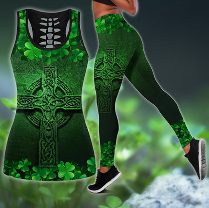 Irish Sant Patrick's Day 3D Over Printed Legging & Tank Top LAM