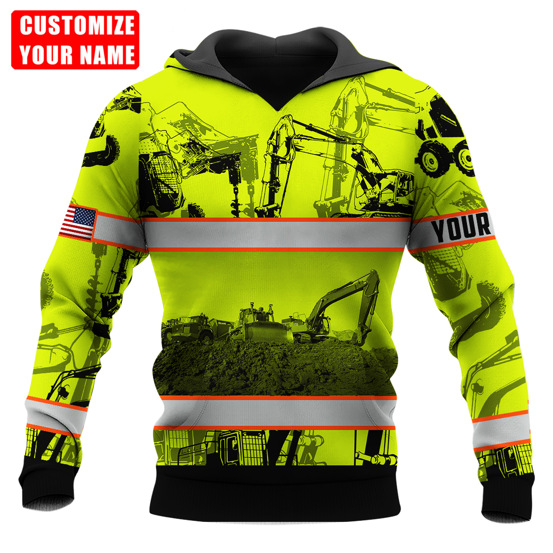 Personalized Trucker Safety 3D All Over Printed Shirts For Men And Women TN