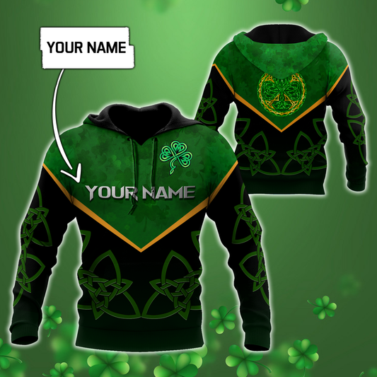 Customize Name Irish 3D All Over Printed Unisex Shirts Saint Patrick's Day
