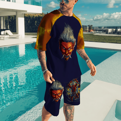 Japan Mythology Raijin 3D All Over Printed Unisex Shirts
