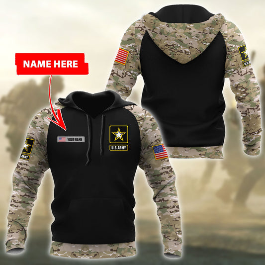 Personalized Name - The United States Army 3D All Over Printed Shirts Pi13042101