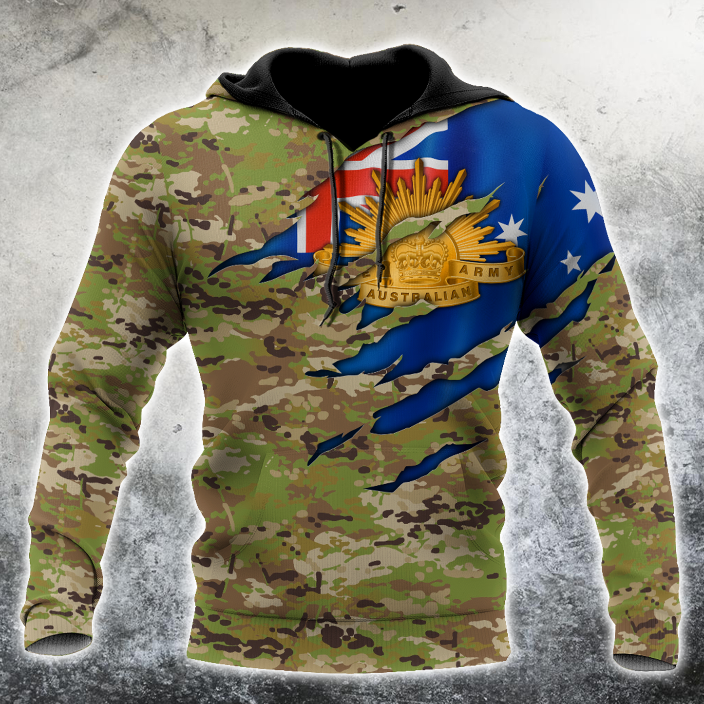 Australian Veteran 3D All Over Printed Shirts PD10032104