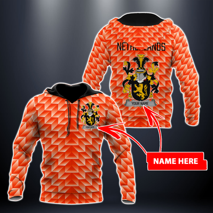 Personalized Netherland 3D All Over Printed Unisex Shirts
