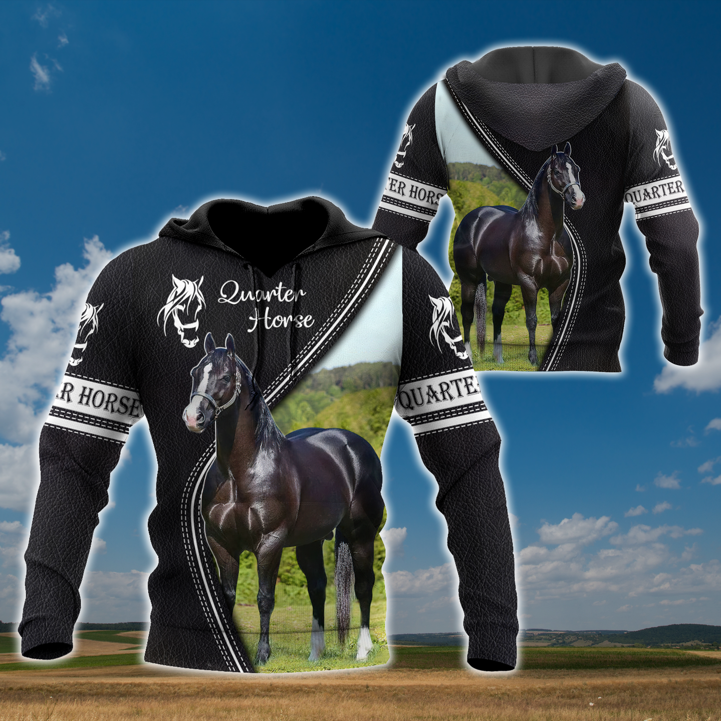 American Quarter Horse 3D All Over Printed Unisex Shirts