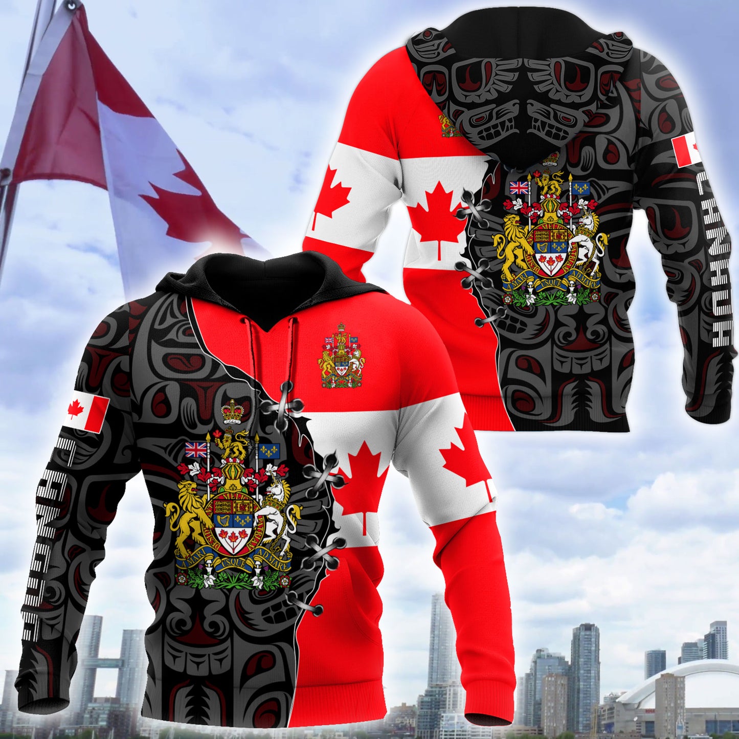 Canada Coat of Arms 3D Printed Clothes NTN17032105