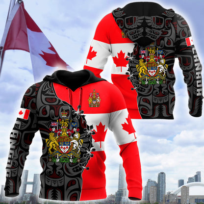 Canada Coat of Arms 3D Printed Clothes NTN17032105
