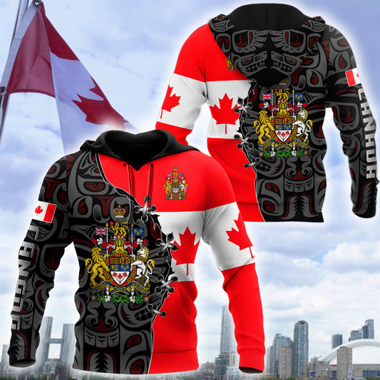 Canada Coat of Arms 3D Printed Clothes NTN17032105