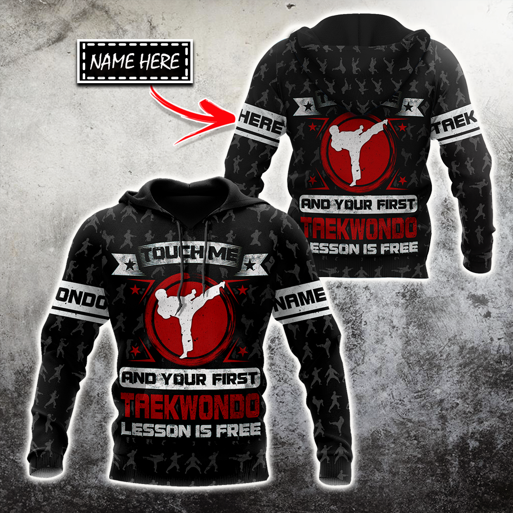 Customize Name Taekwondo Hoodie For Men And Women TNA26032104