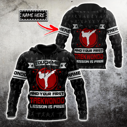 Customize Name Taekwondo Hoodie For Men And Women TNA26032104