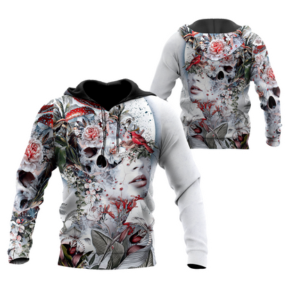 Customize Name Tattoo Skull Hoodie For Men And Women SN29052101